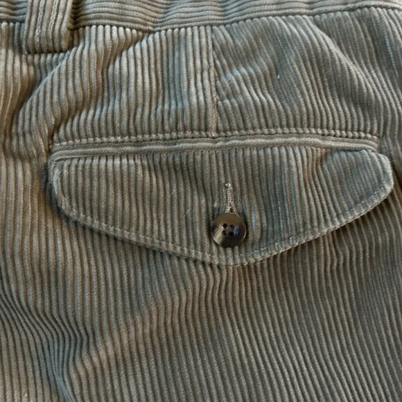 LL Bean Pants Mens 34x30 Brown Tan Country Corduroy Pocket Straight Leg Preppy - Picture 4 of 7